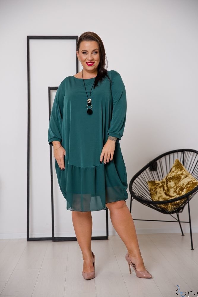 Zielona Sukienka APPRI Plus Size
