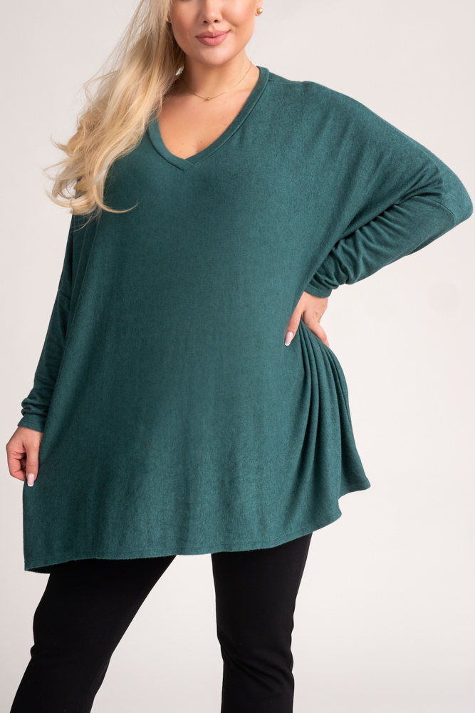 Zielony Sweter oversize NELVI